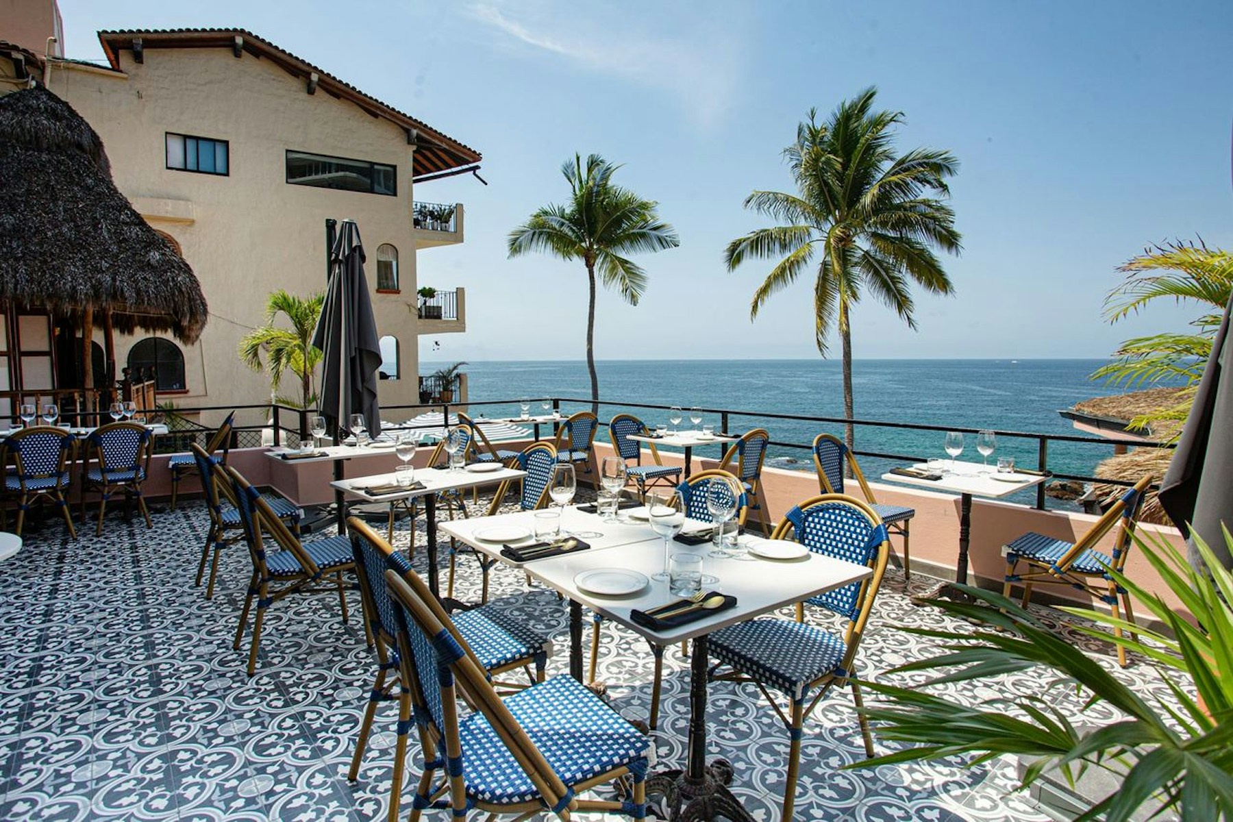 La Ola’s open-air oceanfront dining terrace